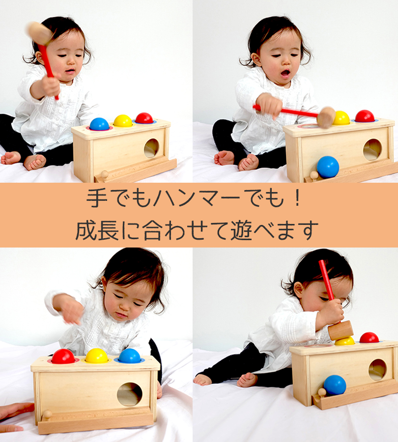 レシオ社(IL LECCIO) パロ ハンマートイ LE2081 木製 知育玩具