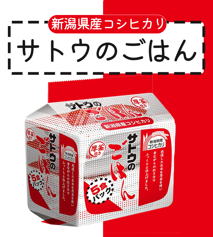 サトウのごはん 新潟県産コシヒカリ パックごはん 200g×5食入 4個