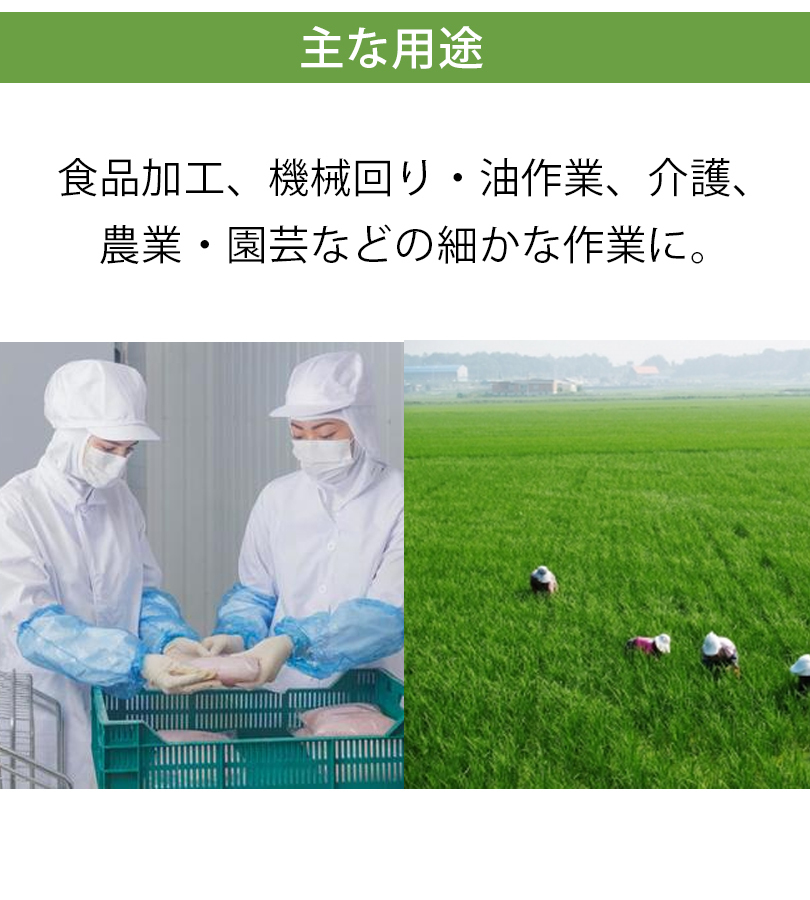 使い捨て手袋 業務用 エステー ニトリル手袋 粉付き Mサイズ ブルー