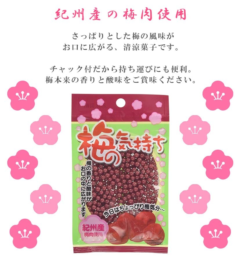 駄菓子 梅の気持ち 25g 12個セット チャック付袋 お菓子 梅ミンツ キャンディー おやつ 大人買い 大容量 お徳用 オリオン製菓 ライフスタイル 生活雑貨のmofu 通販 Paypayモール