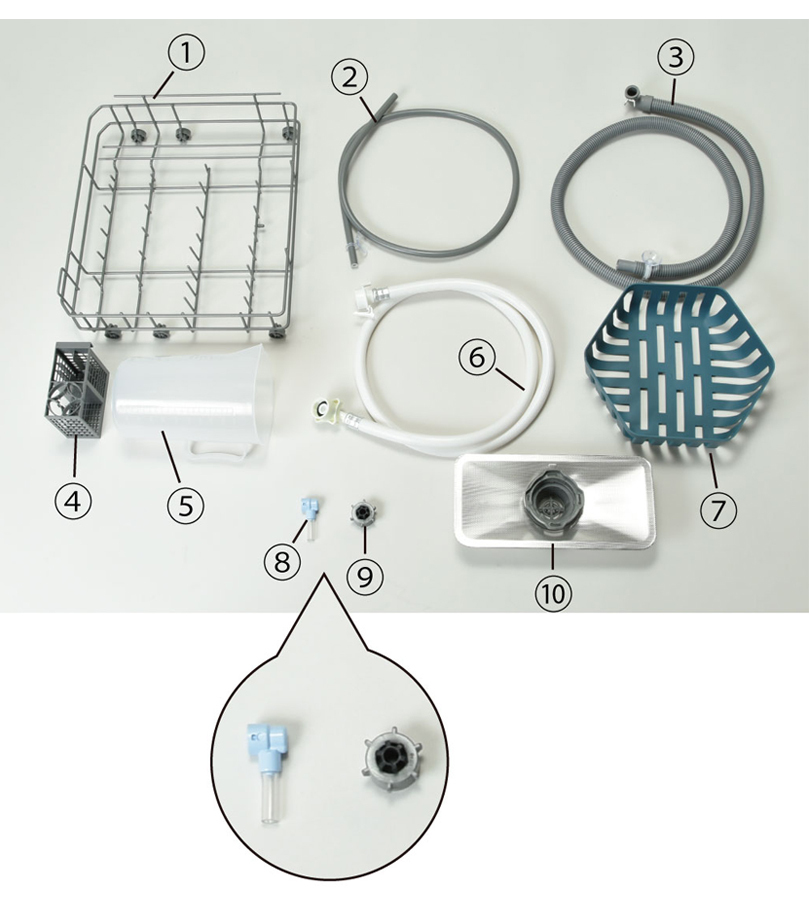 設置工事不要！ 2way (タンク式 ホース式) 食器洗い乾燥機 DUAL BLUE DW-K2-L ライトブルー■買取帝国 朝霞店 u514501.jpg