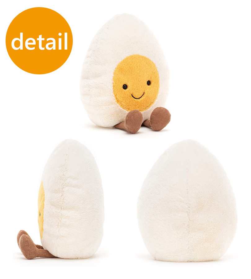 Jellycat ジェリーキャット ぬいぐるみ ゆでたまご Lサイズ 23cm
