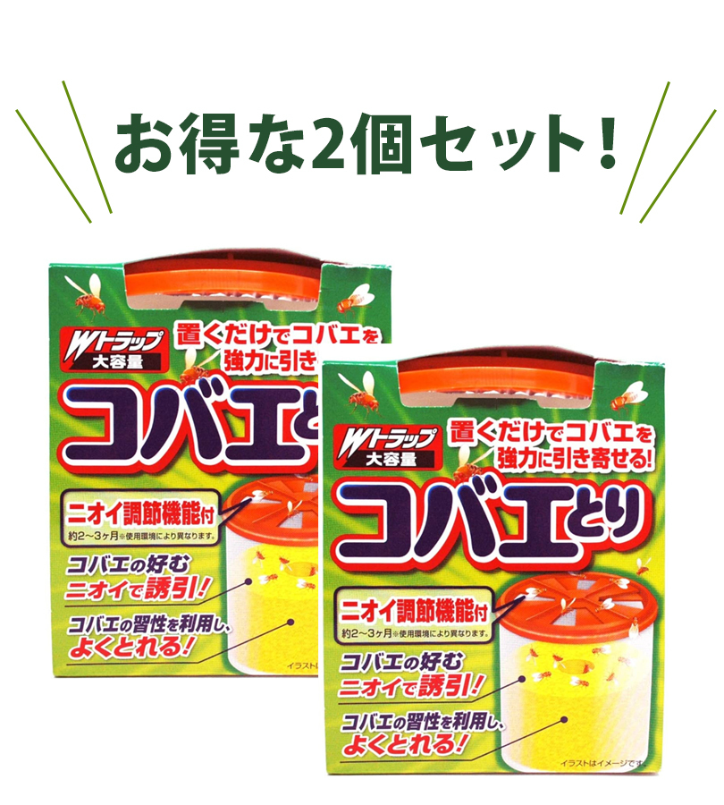 全商品オープニング価格 ライオンケミカル Wトラップ コバエとり 本体 1個入