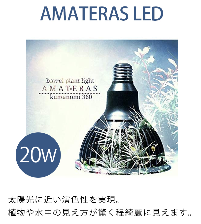 NEO AMATERAS LED 20W 植物 育成 ライト 野菜 観葉植物 アクアリウム