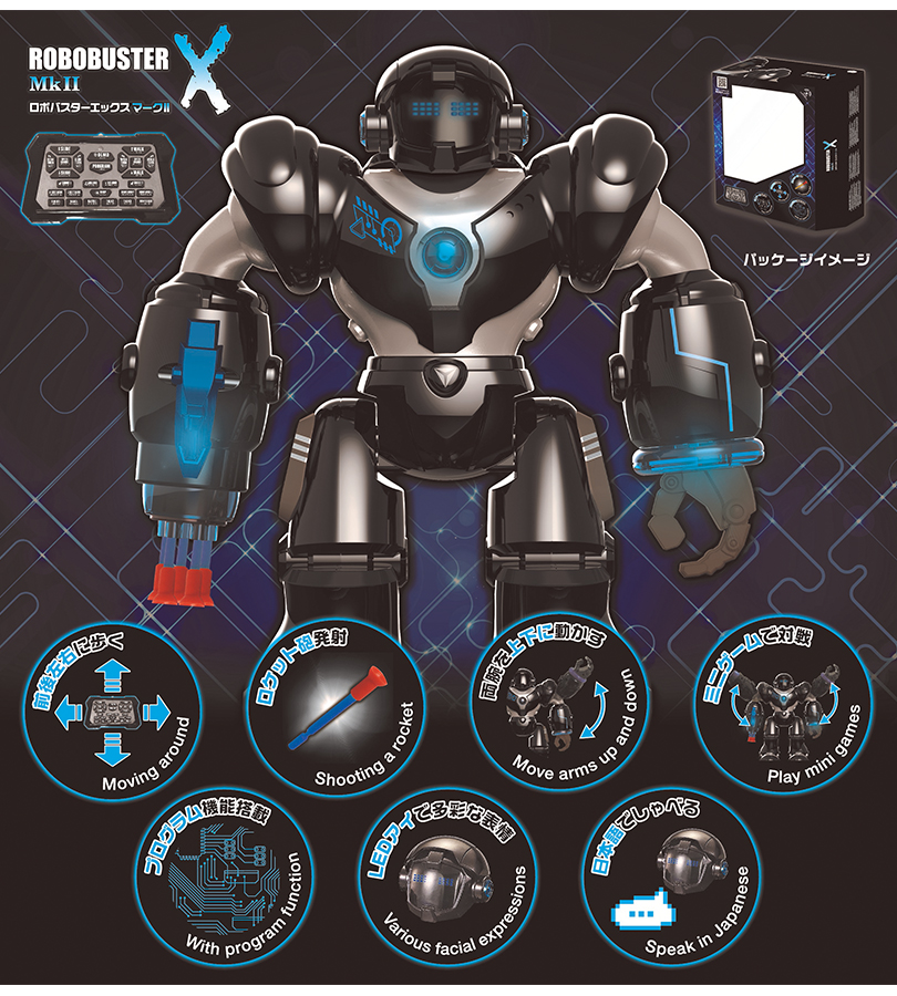 ロボット おもちゃ ラジコン ロボバスター エックス マークII TK-058 