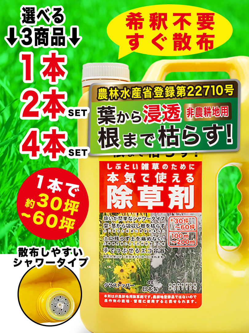 Amazon.co.jp: 【美浜卸売】枯れ－ル雑草 （非農耕地専用除草剤