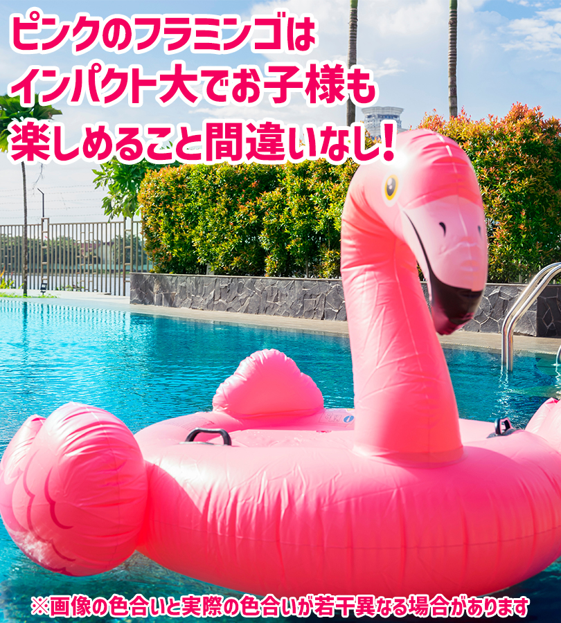 INTEX 浮き輪 子供 フラミンゴ ライドオン 57558 3歳以上 大人