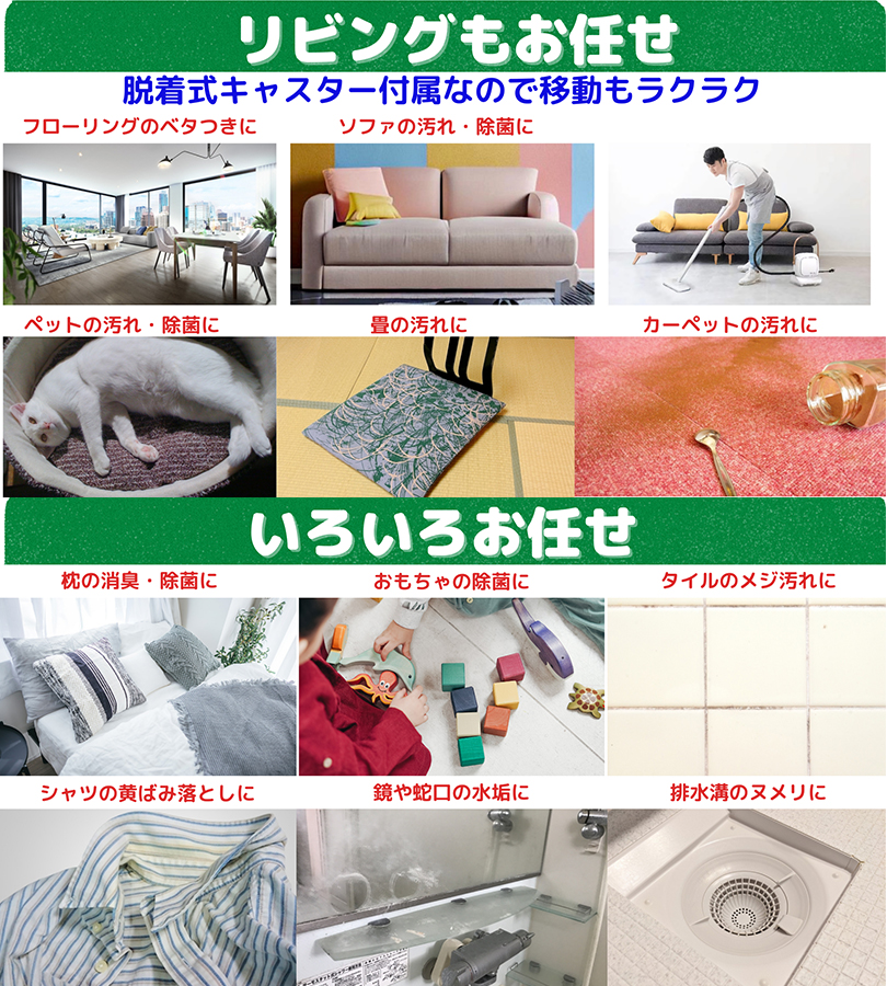 スチームクリーナー スチームマルチクリーナー DEARBUTLER SW-X1W