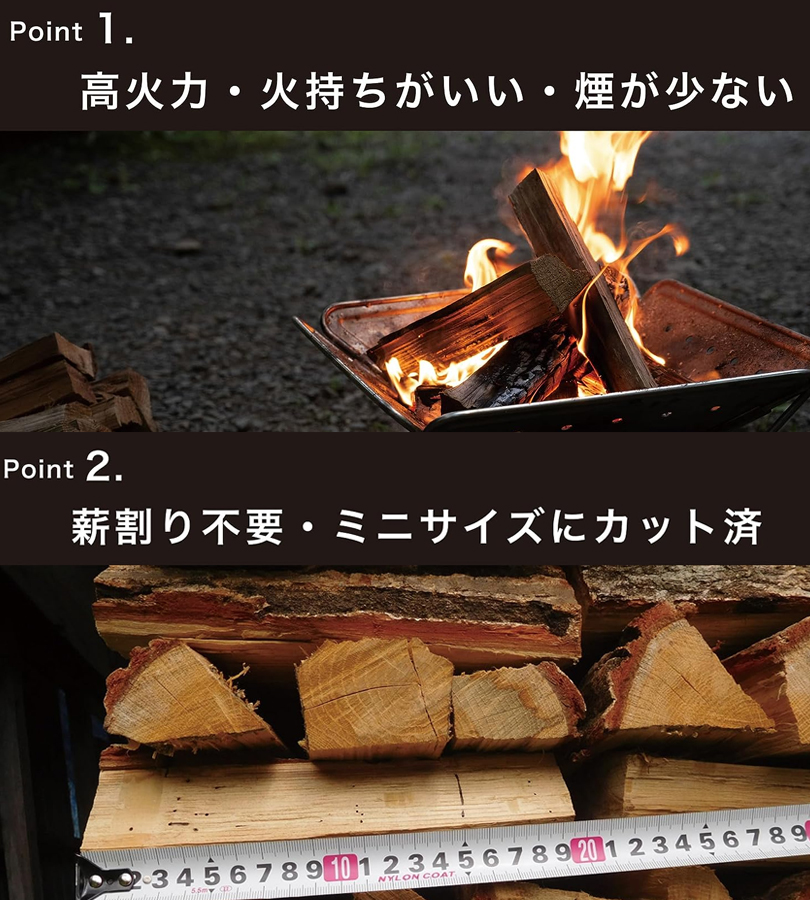 薪 広葉樹 ナラ 国産100％ 約5kg カット済み 焚き火 ソロキャンプ アウトドア用品 バーベキュー まき ストーブ 暖炉 風呂釜 燃料 楢 木材  丸太 ミニ : u519807 : ライフスタイル&生活雑貨のMofu - 通販 - Yahoo!ショッピング