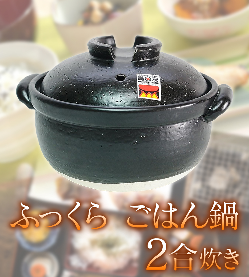ご飯鍋 ふっくら ごはん鍋 2合炊き ごはんなべ 2合炊 二重蓋 四日市