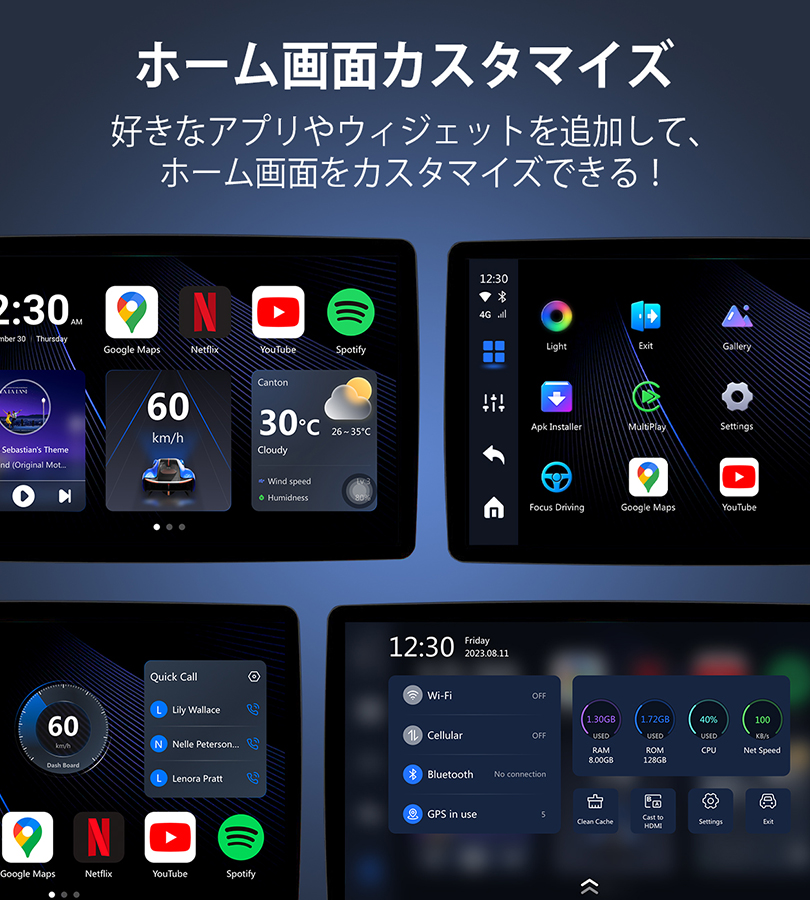 OTTO AI BOX P3 専用リモコン付き HDMIケーブル Ottocast オット OTTO AI BOX P3 専用リモコン付き HDMIケーブル Ottocast オット