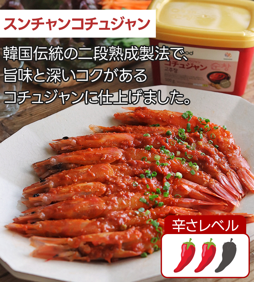 大象ジャパン スンチャンコチュジャン スンチャンテンジャン 500g 各1