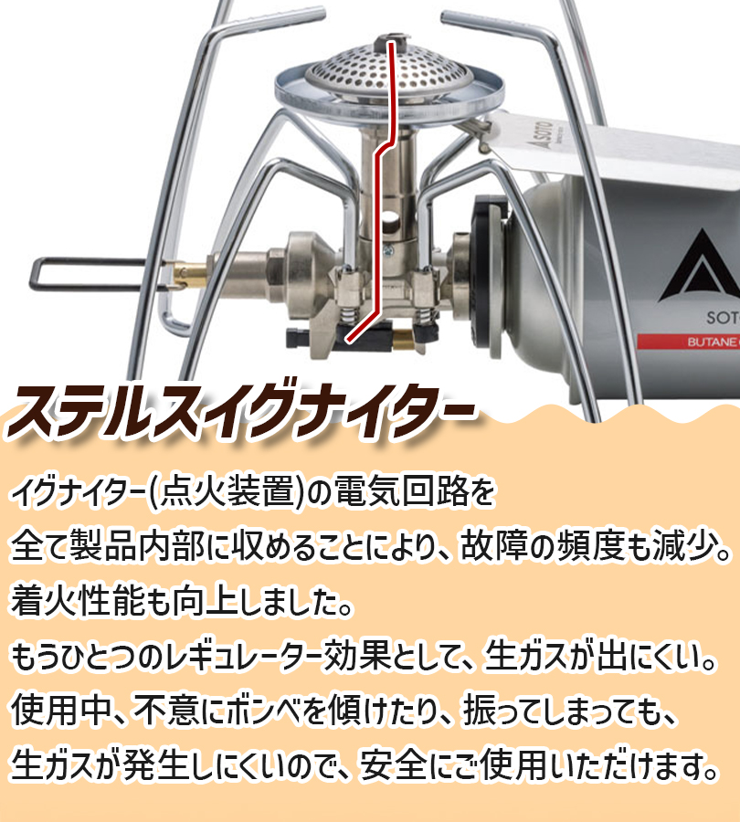 SOTO レギュレーター ストーブ ストーブ専用 アシストセットST310