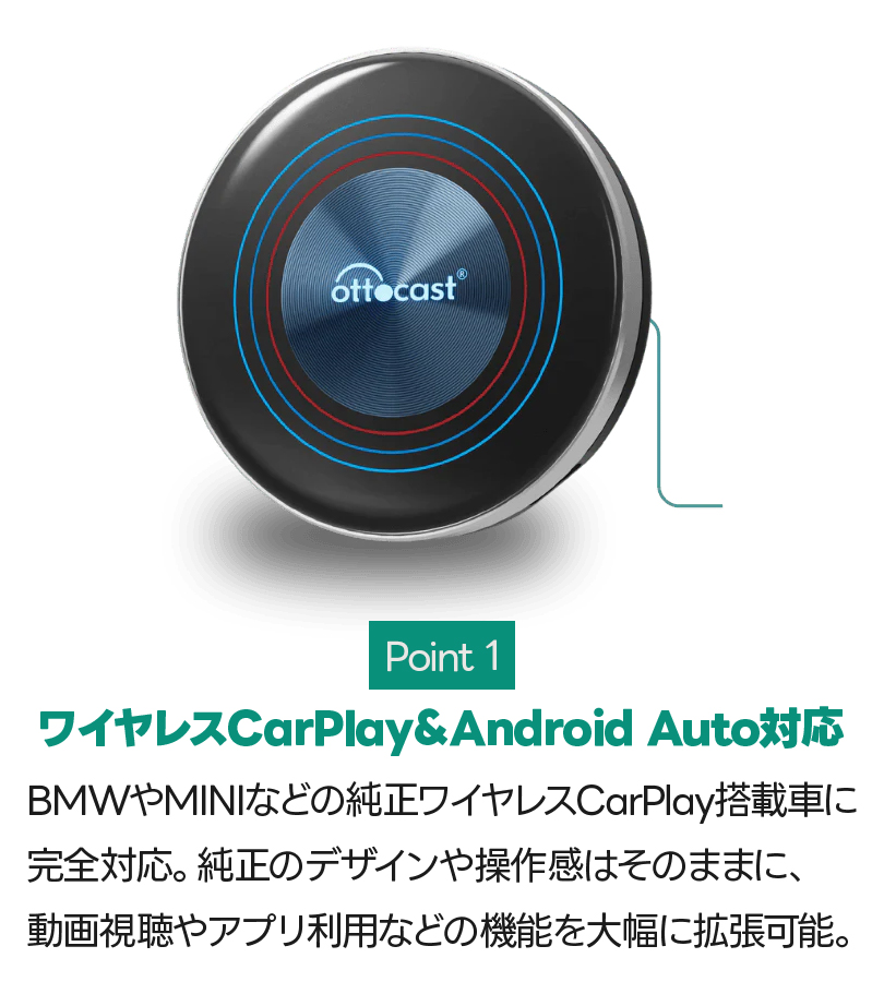 オットキャスト OTTOAIBOX I3 PCS46-JB2 BMW専用 : ライフスタイル