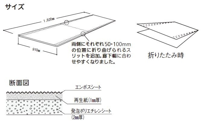 サイズ・断面図