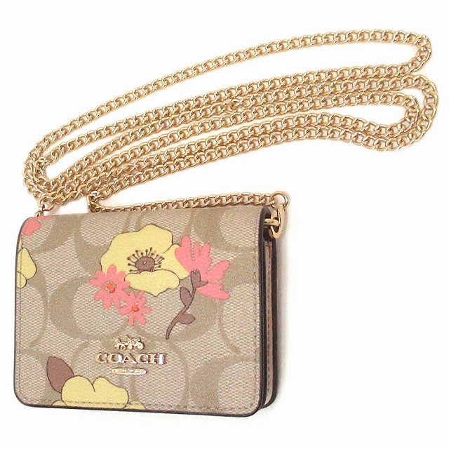 COACH コーチ ミニソーホー シグネチャー ポーチ チャーム チェーン