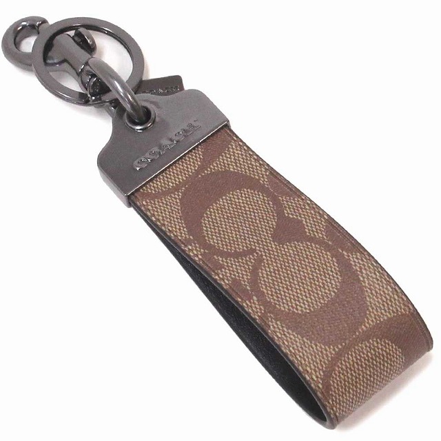 即発 アウトレット COACH キーホルダー キーリング CJ748 QBO4G COACH コーチ キーホルダー アウトレット チャーム キーチェーン