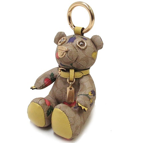 【新品・未使用】COACH /ベア　バッグチャーム　☆ドリーミー　ベジープリント COACH（コーチ） 【並行輸入品】コーチ キーホルダー アウトレット