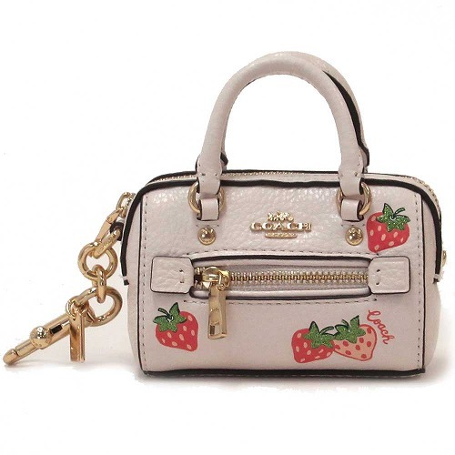 COACH バックチャーム　キーホルダー　ミニサッチェル 公式】コーチアウトレット | ミニ ローアン サッチェル バッグ