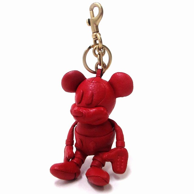希少COACH×Disney コラボ ミッキーマウス バッグチャームキーホルダー COACH（コーチ） 【並行輸入品】コーチ キーホルダー アウトレット x