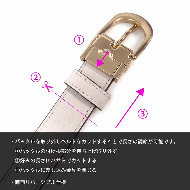 COACHシグネチャー柄リバーシブルベルト シルバーバックル [長さ調節可能] 0p0cx057imxdm_3.jpg