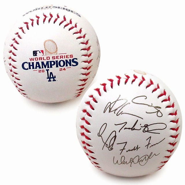 限定品 大谷翔平 ドジャース 50/50 プリントサインボール ケース付き