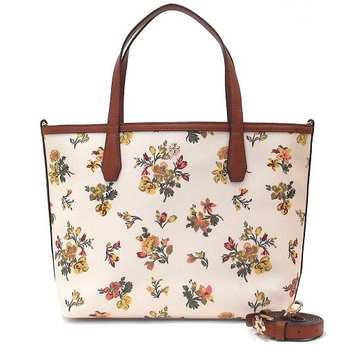 【訳あり未使用級】トリーバーチ ケリントン フローラル トートバッグ レザー TORY BURCH（トリーバーチ） 【並行輸入品】TORY BURCH トリバーチ