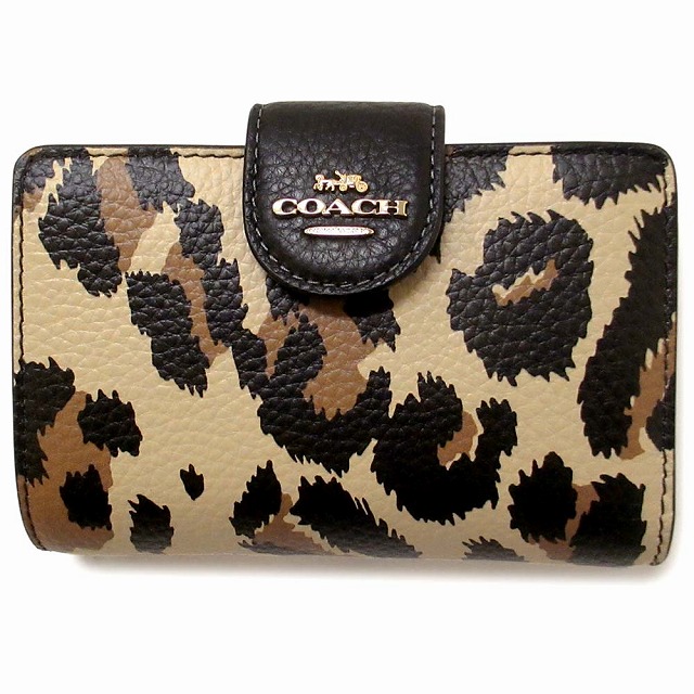 COACHミディアム コーナー ジップ ウォレット二つ折り財布アウトレット COACH（コーチ） 【並行輸入品】コーチ 財布 アウトレット ミディアム