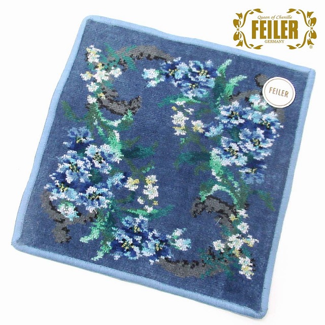 feiler（フェイラー） ハンカチ タオル エーデルブラウ ライトブルー