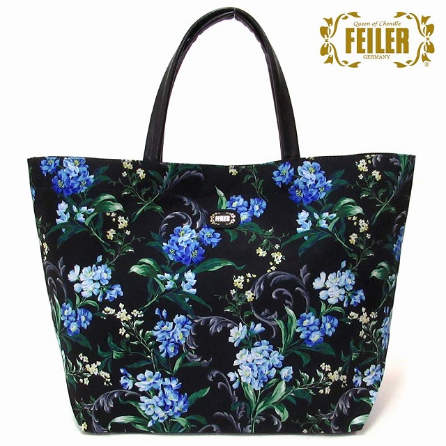 feiler（フェイラー） トートバッグ大 エーデルブラウ 黒 新作限定品