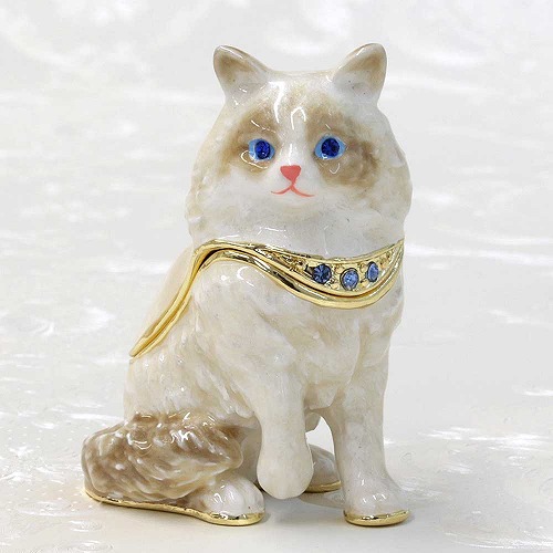 希少♦️猫脚 ロココ アンティークジュエリーボックス♦️気品あるロイヤルブルー 希少♦️猫脚 ロココ アンティークジュエリーボックス♦️気品