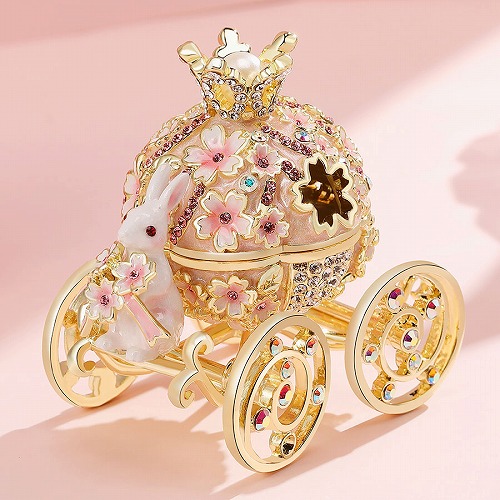 ジュエリーボックス】 サクラキャリッジ 桜の馬車 ジュエリーボックス
