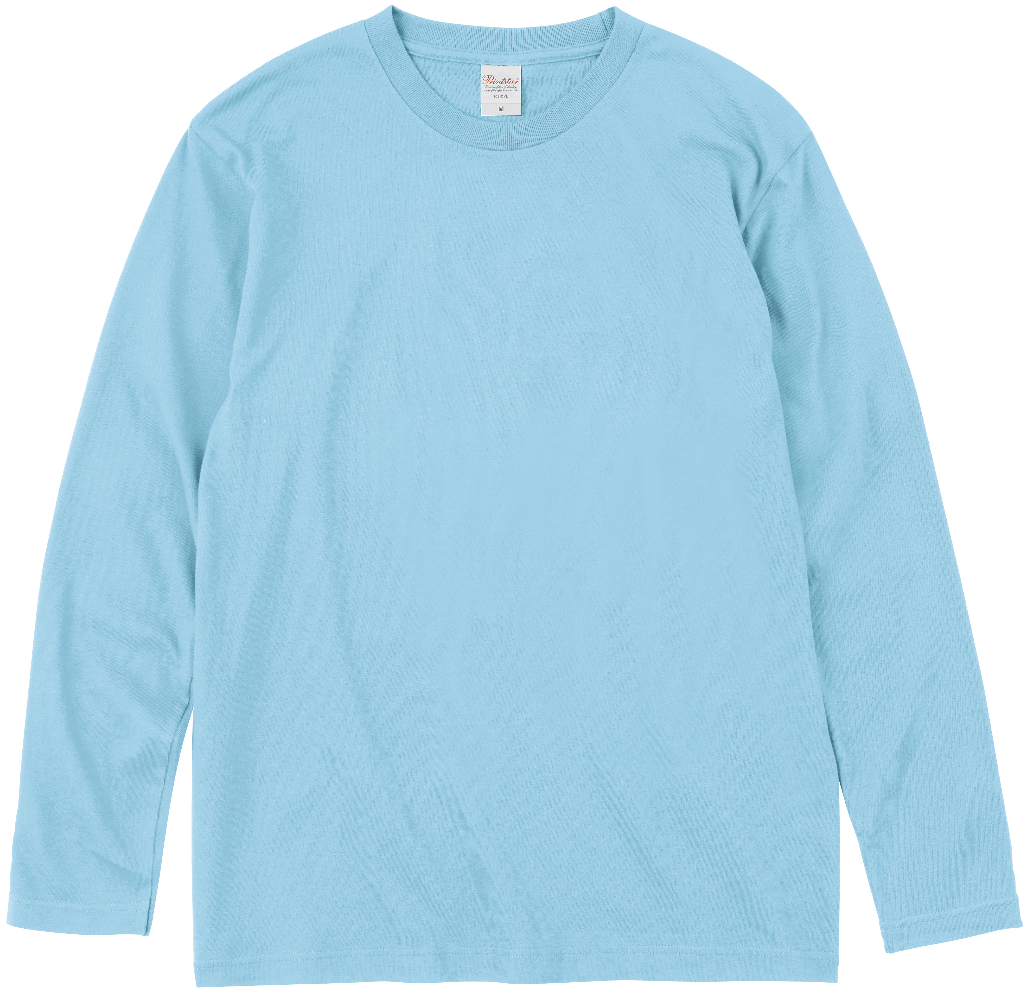 ロンT メンズ 長袖 Tシャツ 無地 綿100 プリントスター 5.6oz 00102-CVL ロンティー レディース キッズ 白 黒 コットン 厚手 ロングスリーブ インナー 重ね着 | Printstar | 14