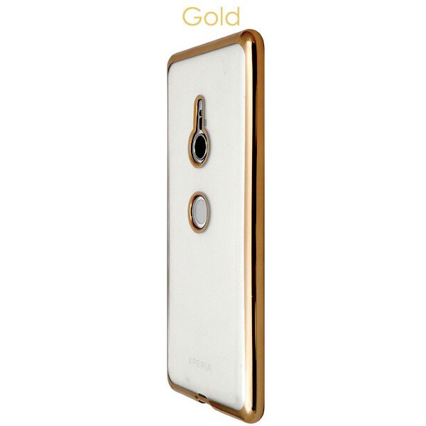 Xperia XZ3 ケース softbank 保護 お洒落 シンプル カバー 衝撃 ソフトケース 吸収 メタリックバンパー エクスペリアXZ3 SO01L SOV39 スマホケース |  | 01