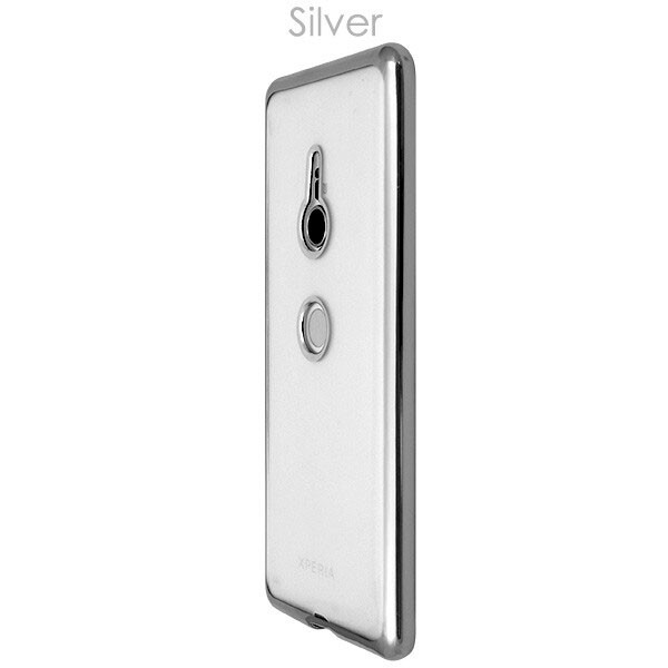 Xperia XZ3 ケース softbank 保護 お洒落 シンプル カバー 衝撃 ソフトケース 吸収 メタリックバンパー エクスペリアXZ3 SO01L SOV39 スマホケース |  | 02