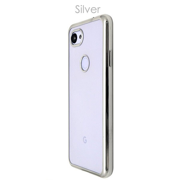 Google Pixel 3a ケース グーグル pixel3a ソフトカバー グーグル スマホ ピクセル3a GOOGLE メタリックバンパー ソフトクリアケース カバー スマホケース |  | 02