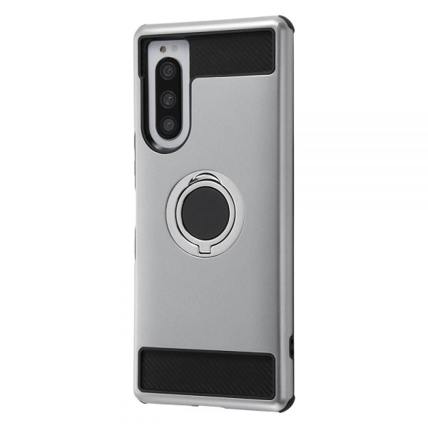 Xperia 5 SO-01M SOV41 ケース カバー 耐衝撃ケース 360° 回転リング付き エアクッション 指紋軽減 リング付 カメラ保護設計 送料無料 おすすめ |  | 03
