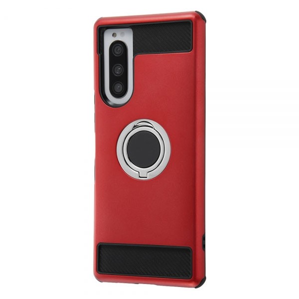 Xperia 5 SO-01M SOV41 ケース カバー 耐衝撃ケース 360° 回転リング付き エアクッション 指紋軽減 リング付 カメラ保護設計 送料無料 おすすめ |  | 02