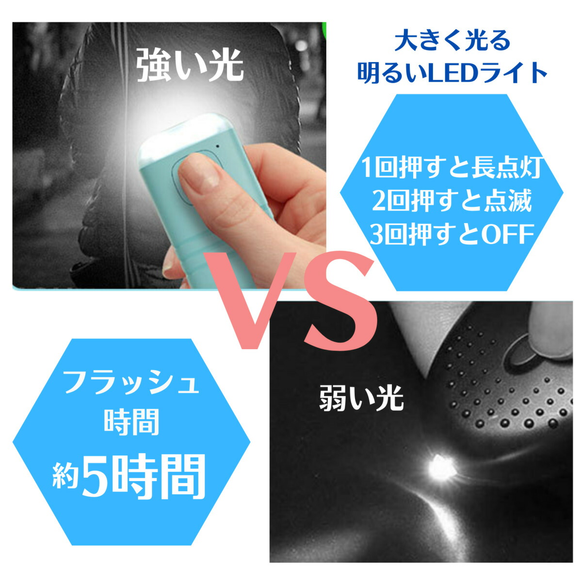 防犯ブザー 女性 小学 大音量 女子 かわいい おしゃれ 女性用 LED懐中電灯 USB充電コード付き 生活防水 ランドセル 子ども 男の子 中学生 |  | 03