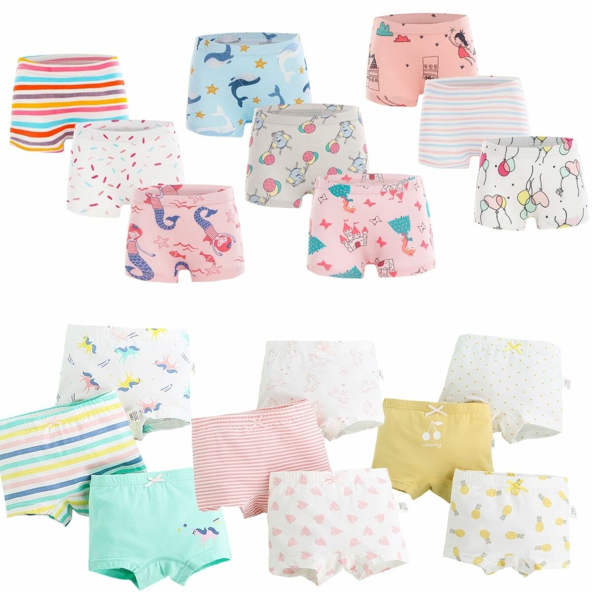 キッズ パンツ ボクサーパンツ 女の子 3枚 セット インナーパンツ 保育園 通園 園児 かわいい おしゃれ 下着 ジュニア 女児 |  | 09