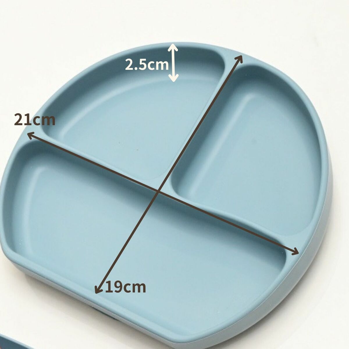 ベビー食器 シリコン プレート 離乳食 吸盤付き くすみカラー ひっくり返らない シリコンディッシュ ワンプレート 食洗機OK　電子レンジOK やわらか素材 |  | 10