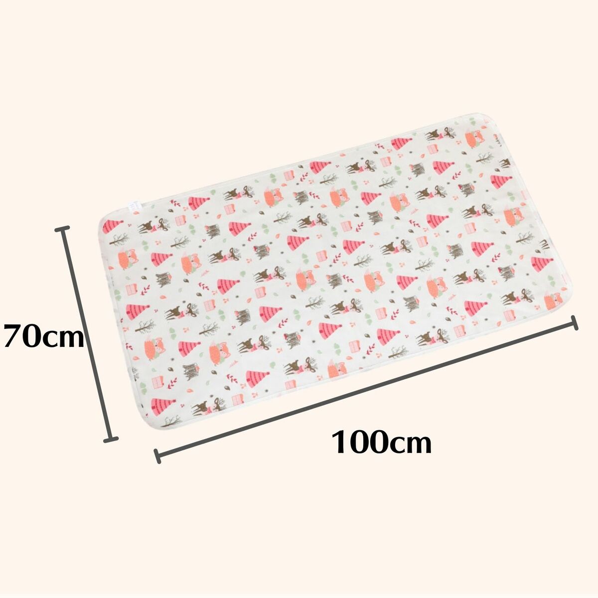 防水シーツ ベビー 介護 2枚 セット おねしょシーツ お昼寝 生理 女性 洗濯可 70×100 ミニサイズ 綿100％ 乾燥機 保育園 幼稚園 |  | 08