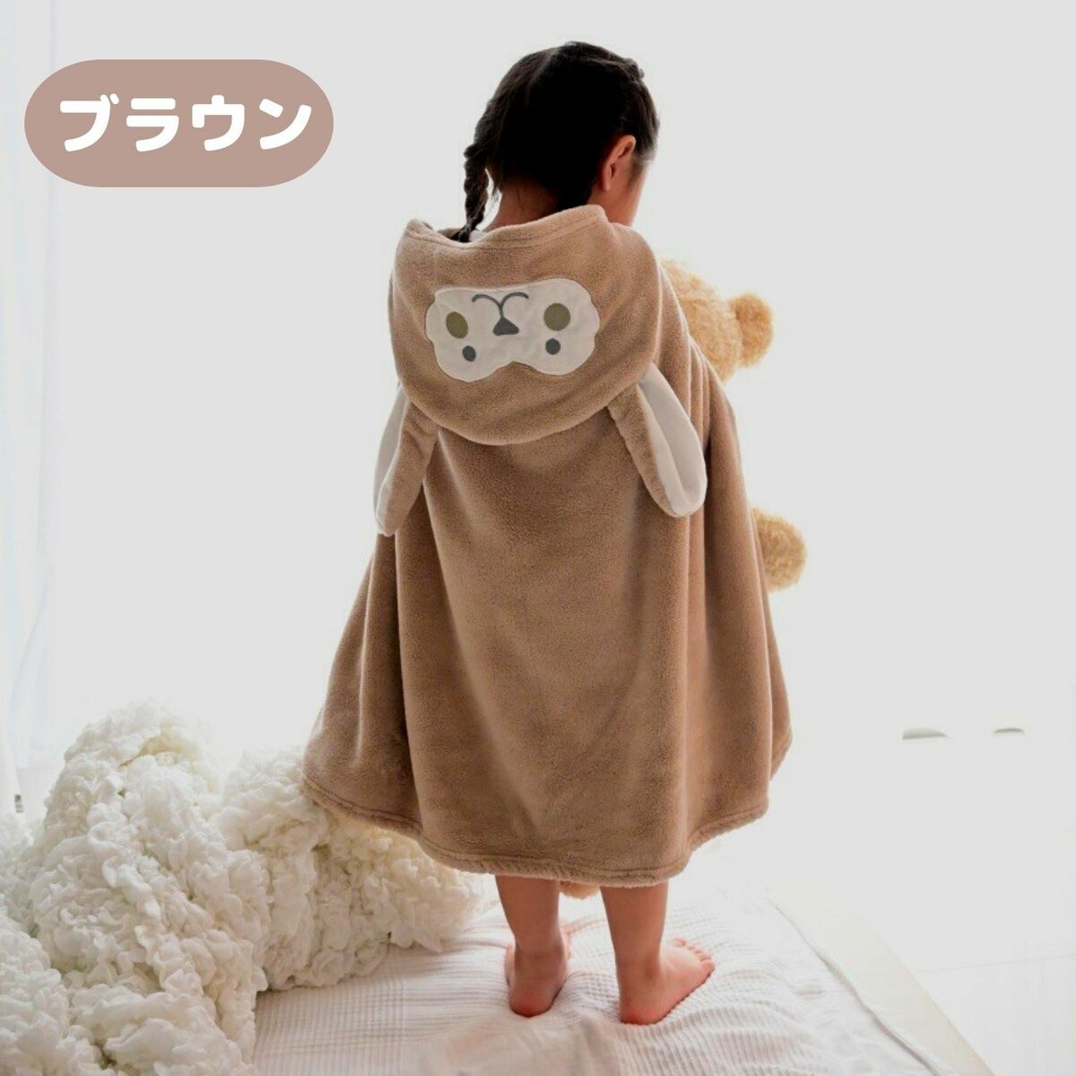 バスローブ キッズ バスタオル 子供 フード付き  ポンチョ ブランケット ベビー ワンオペ |  | 10