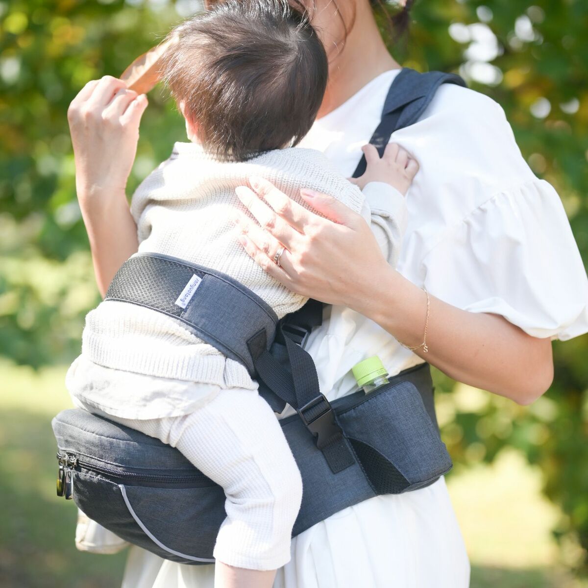 ヒップシート 抱っこ紐 コンパクト 折りたたみ 軽量 ショルダー ポケット付き 前向き 収納 おむつ おしりふき |  | 05