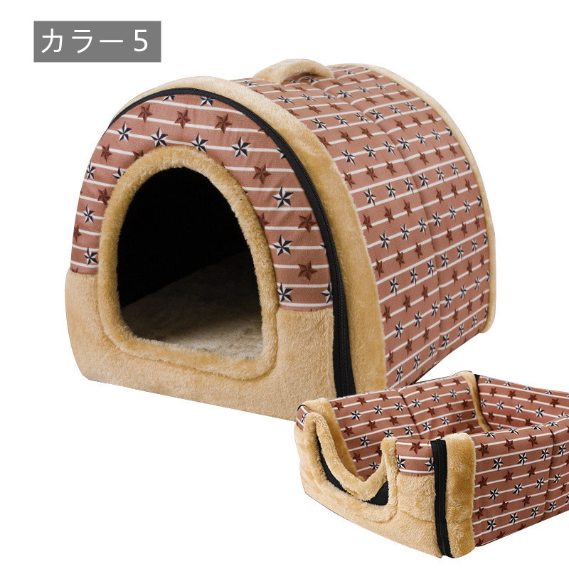 犬 ハウス ペットハウス 室内用 2WAY ドーム型 冬 大きい 犬 猫ベッド 犬ベット 犬小屋 洗える 滑り止め 小・大型犬 暖かい おしゃれ  かわいい 犬ハウス :jxe301:SELECT EBISU MART - 通販 - Yahoo!ショッピング