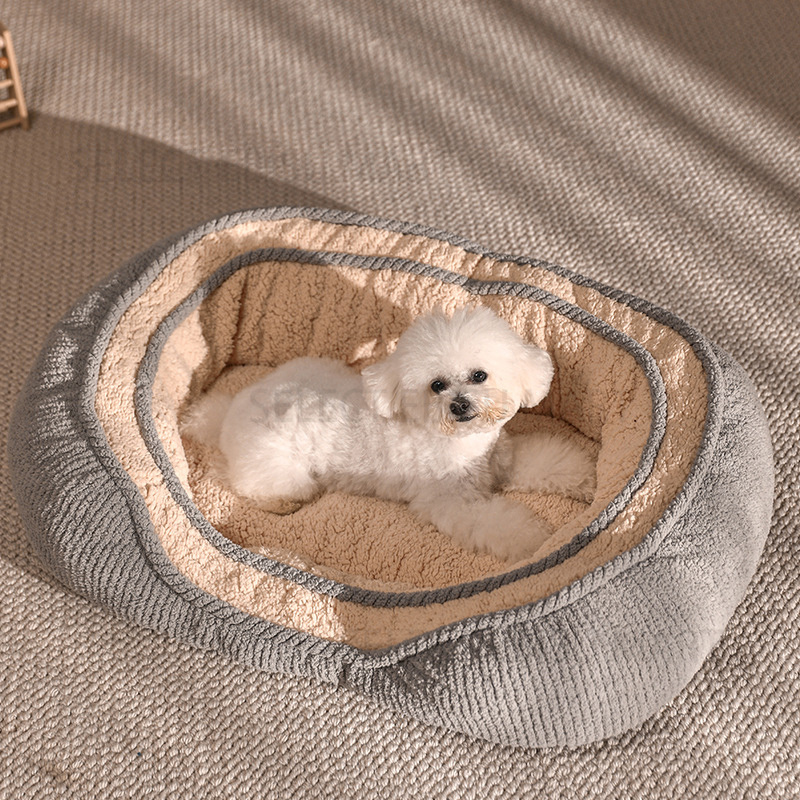 犬 ベッド ペットベッド ペットソファー 小・大型犬用 冬 暖かい 枕付き カバー取り外し 洗える ふわふわ ぐっすり眠る クッション 滑り止め  寒さ対策 猫ベッド :jxe394:SELECT EBISU MART - 通販 - Yahoo!ショッピング