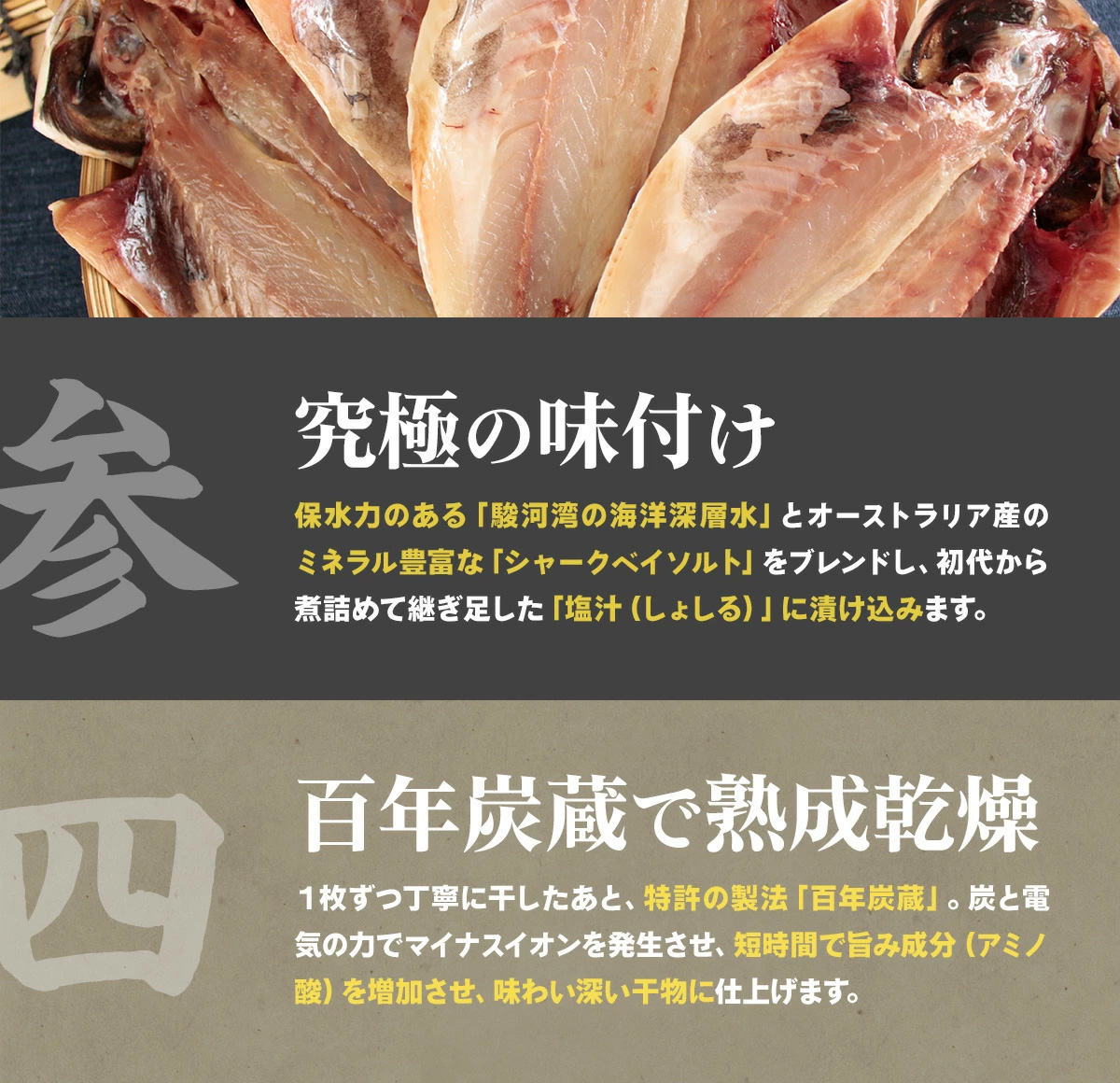 アジの干物