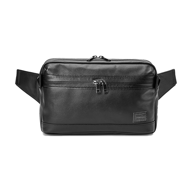 ポーター ガード ウエストバッグ 033-05065 ボディバッグ メンズ ブランド レザー 斜めがけ 本革 軽量 撥水 横型 横開き 吉田カバン PORTER | GUARD（PORTER） | 01