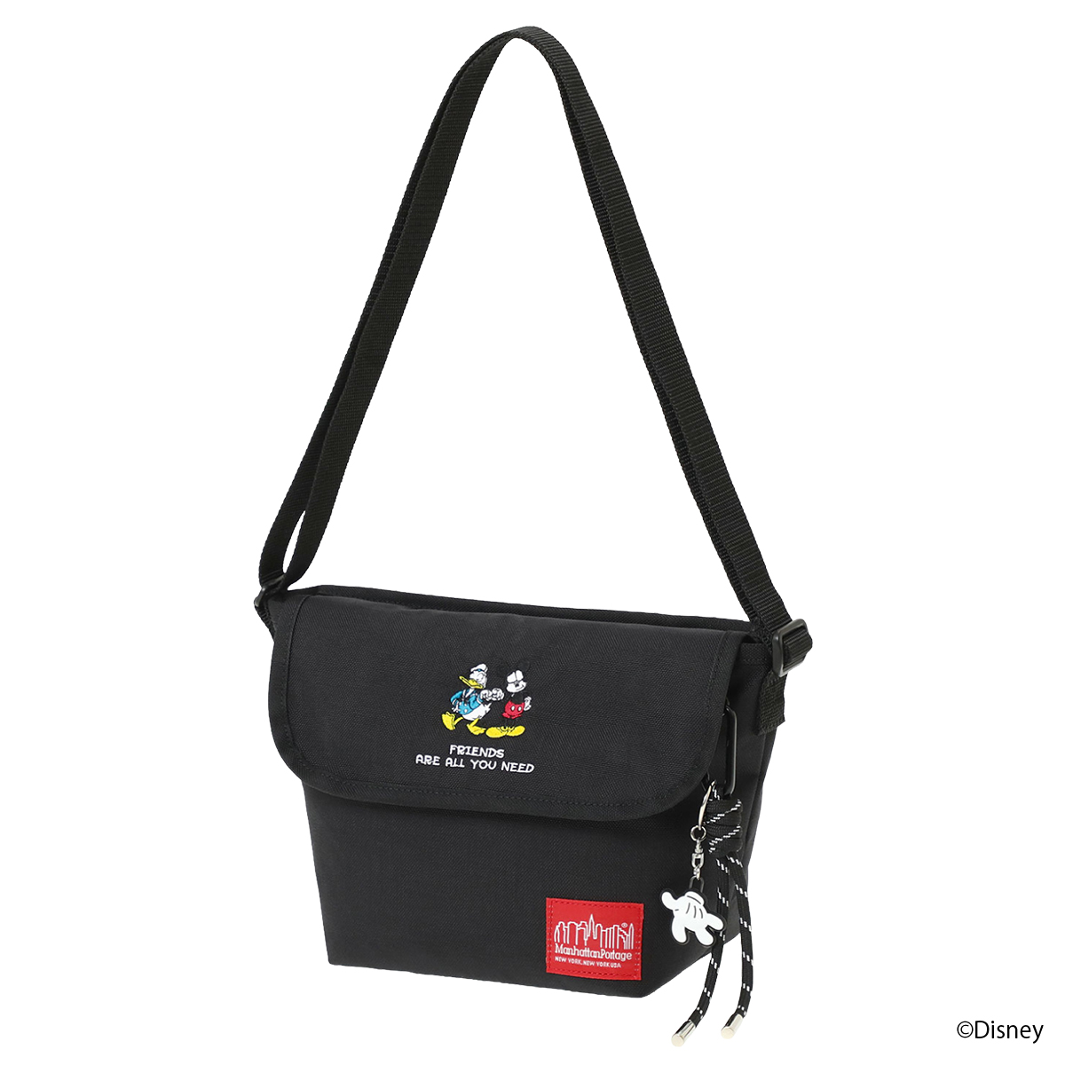 マンハッタンポーテージ ミッキー コラボ メッセンジャーバッグ 黒 Manhattan Portage（マンハッタンポーテージ） 最大43% 9/11から