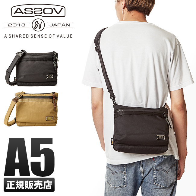 最大27% 5/3限定 アッソブ サコッシュ ショルダーバッグ AS2OV CORDURA DOBBY 305D 061417 コーデュラドビー A5  メンズ ブランド